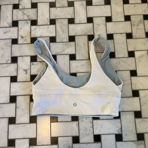 Lululemon 🍋 Align Bra White Opal & Silver Blue Reversible